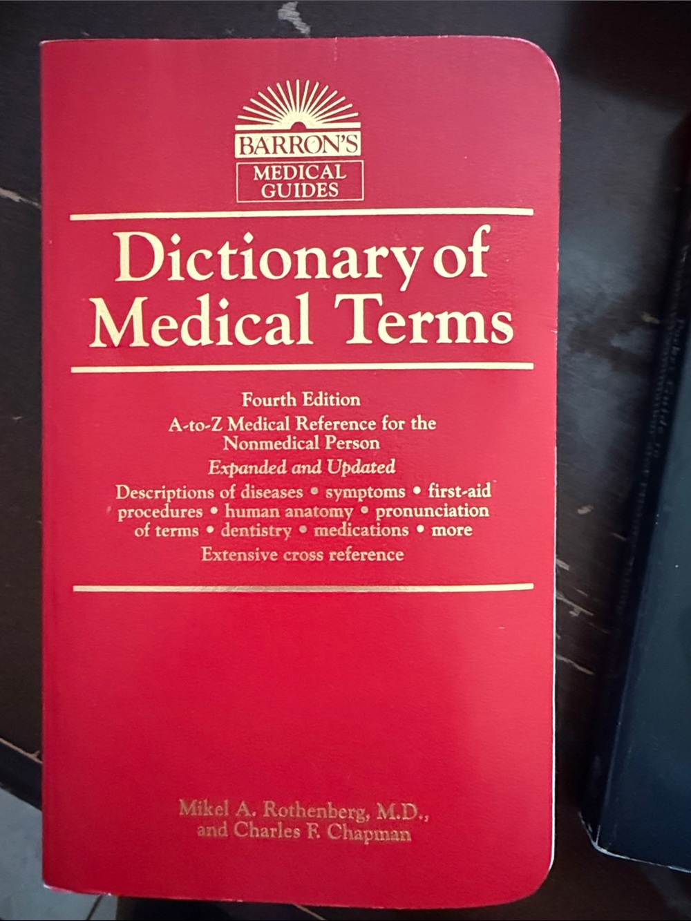 Barron's Dictionary of Medical Terms - Red Paperback
